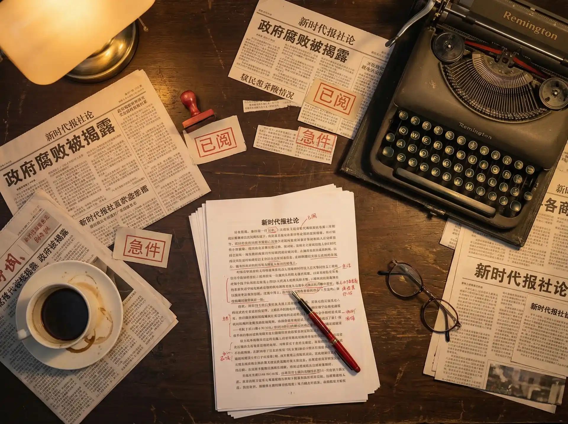 网红黑料 - 最新网红黑料曝光 | 网红八卦每日更新 - 报社编辑部工作场景
